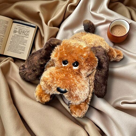 Ty Classic Memphis Hound Dog Plush 15" Stuffed Animal Floppy Ears Nursery Decor - Picture 1 of 12